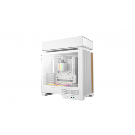 Deepcool Case | CL6600 WH | White | Mid Tower | Power supply included No