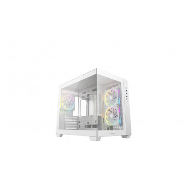 Deepcool Case | CG330 3F WH | White | Micro ATX | Power supply included No