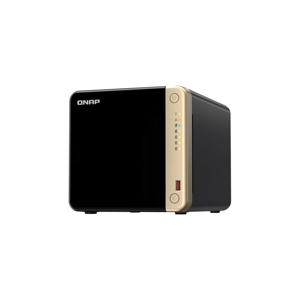QNAP | 4-Bay desktop NAS | TS-464-8G | Intel Celeron | N5095 4-core | Processor frequency 2.9 GHz | 8 GB