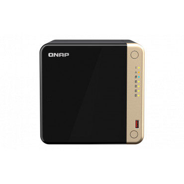 QNAP | 4-Bay desktop NAS | TS-464-8G | Intel Celeron | N5095 4-core | Processor frequency 2.9 GHz | 8 GB