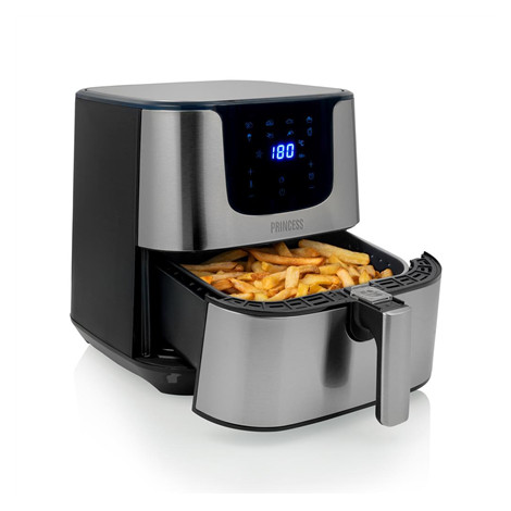 Princess | Digital Aerofryer Deluxe XXL | 182060 | Power 1700 W | Capacity 5.5 L | Black/Stainless Steel