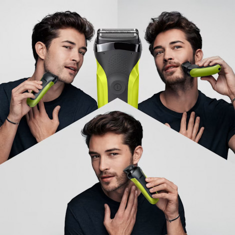 Braun | Shaver | 300BT | Operating time (max) 30 min | NiMH | Green