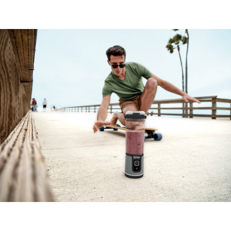 NINJA | Portable Cordless Blender | BC151EUBK | Portable | Jar material BPA-free | Jar capacity 0.53 L | Ice crushing | Black/Gr
