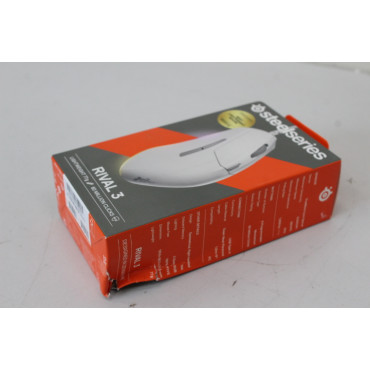 SALE OUT. Steelseries Rival 3 Gen 2 Gaming Mouse, White | SALE OUT. SteelSeries Gaming Mouse | Rival 3 Gen 2 | Wired | White | D