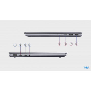 Lenovo IdeaPad 5 2-in-1 14IRH9 | Luna Grey | 14 " | OLED | Touchscreen | WUXGA | 1920 x 1200 pixels | Glossy | Intel Core i5 | i