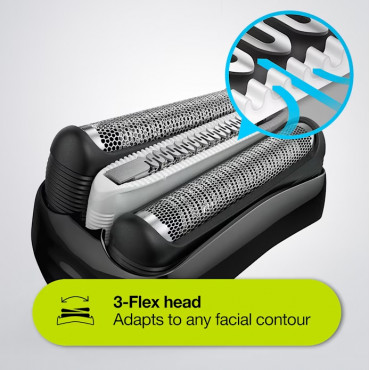Braun Shave&Style Shaver | 3000BT Series 3 | Operating time (max) 45 min | NiMH | Black