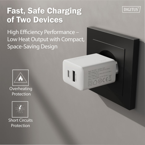 Digitus Battery charger, 20W | DA-10300