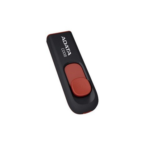 ADATA | C008 | 64 GB | USB 2.0 | Black/Red