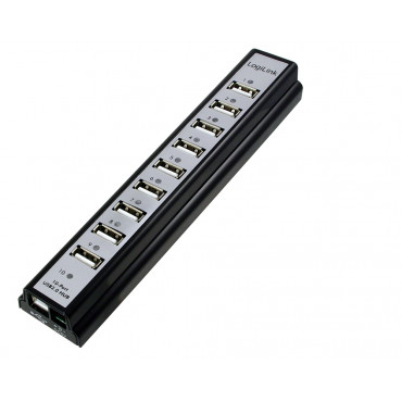 Logilink | USB 2.0 Hub-10 port whit power adapter