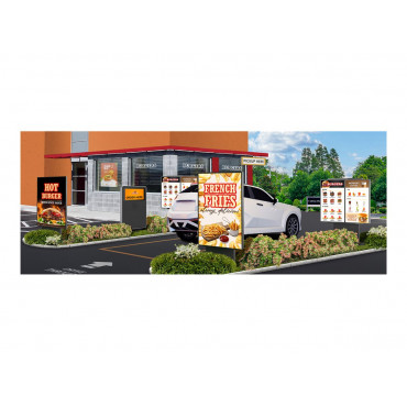 LG Outdoor Display | 55XE3P-B | 55 " | Landscape/Portrait | 24/7 | webOS | Wi-Fi | 3500 cd/m | 9 ms | 178 | 178