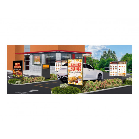 LG Outdoor Display | 55XE3P-B | 55 " | Landscape/Portrait | 24/7 | webOS | Wi-Fi | 3500 cd/m | 9 ms | 178 | 178