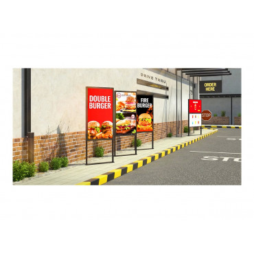 LG Outdoor Display | 55XE3P-B | 55 " | Landscape/Portrait | 24/7 | webOS | Wi-Fi | 3500 cd/m | 9 ms | 178 | 178