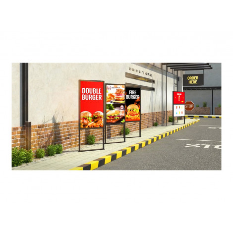 LG Outdoor Display | 55XE3P-B | 55 " | Landscape/Portrait | 24/7 | webOS | Wi-Fi | 3500 cd/m | 9 ms | 178 | 178