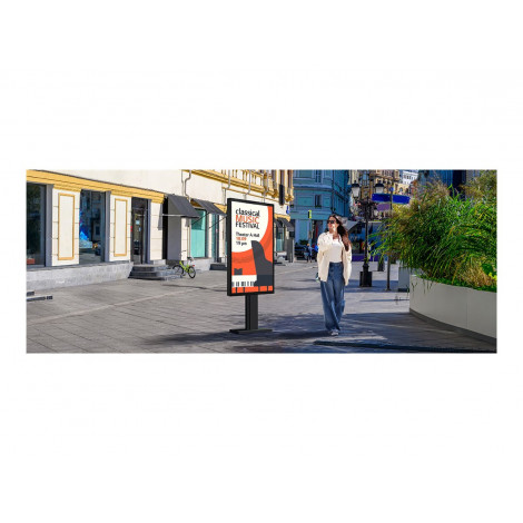 LG Outdoor Display | 55XE3P-B | 55 " | Landscape/Portrait | 24/7 | webOS | Wi-Fi | 3500 cd/m | 9 ms | 178 | 178