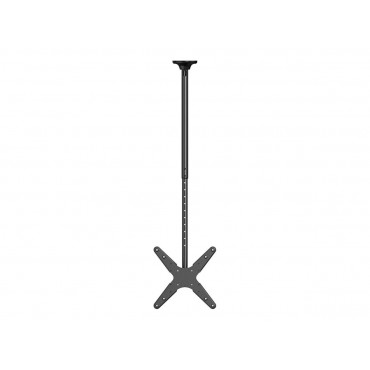 Neomounts Ceiling mount | FPMA-C340BLACK Monitor/TV mount ceiling screen | Adjustable Height, Rotate, Tilt, Swivel | 32-75 " | M