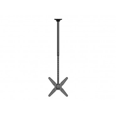 Neomounts Ceiling mount | FPMA-C340BLACK Monitor/TV mount ceiling screen | Adjustable Height, Rotate, Tilt, Swivel | 32-75 " | M