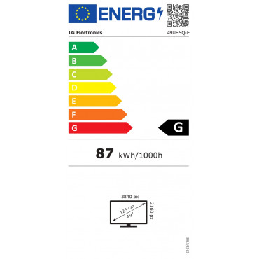 LG 49UH5Q-E | 49 " | 500 cd/m | Landscape | 24/7 | webOS | Wi-Fi