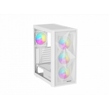 Genesis Gaming PC Case | Diaxid 605 ARGB | White | Midi Tower | Power supply included No