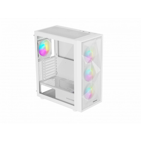 Genesis Gaming PC Case | Diaxid 605 ARGB | White | Midi Tower | Power supply included No