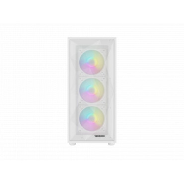 Genesis Gaming PC Case | Diaxid 605 ARGB | White | Midi Tower | Power supply included No