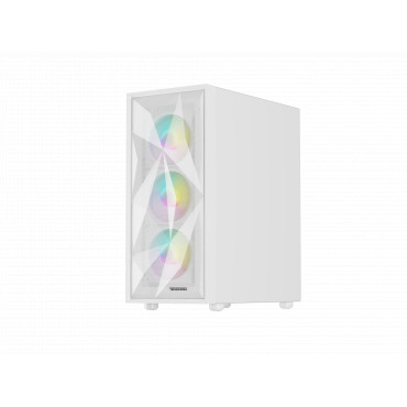 Genesis Gaming PC Case | Diaxid 605 ARGB | White | Midi Tower | Power supply included No