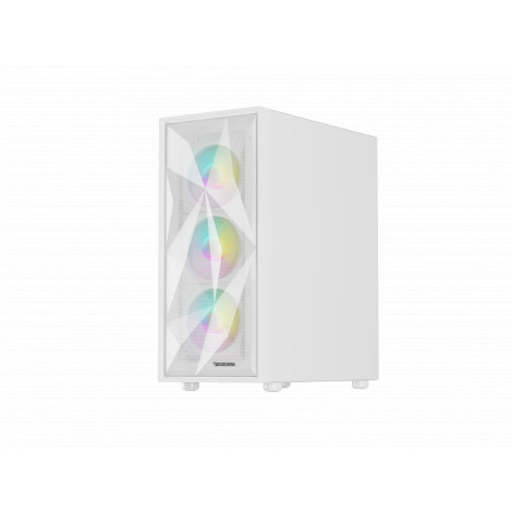 Genesis Gaming PC Case | Diaxid 605 ARGB | White | Midi Tower | Power supply included No