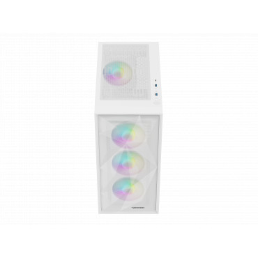 Genesis Gaming PC Case | Diaxid 605 ARGB | White | Midi Tower | Power supply included No