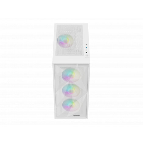 Genesis Gaming PC Case | Diaxid 605 ARGB | White | Midi Tower | Power supply included No