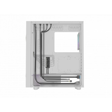 Genesis Gaming PC Case | Diaxid 605 ARGB | White | Midi Tower | Power supply included No