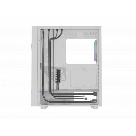 Genesis Gaming PC Case | Diaxid 605 ARGB | White | Midi Tower | Power supply included No