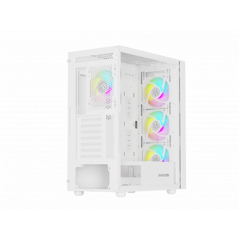 Genesis Gaming PC Case | Diaxid 605 ARGB | White | Midi Tower | Power supply included No