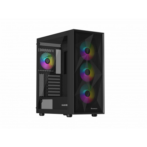 Genesis Gaming PC Case | Diaxid 605 ARGB | Black | Midi Tower | Power supply included No
