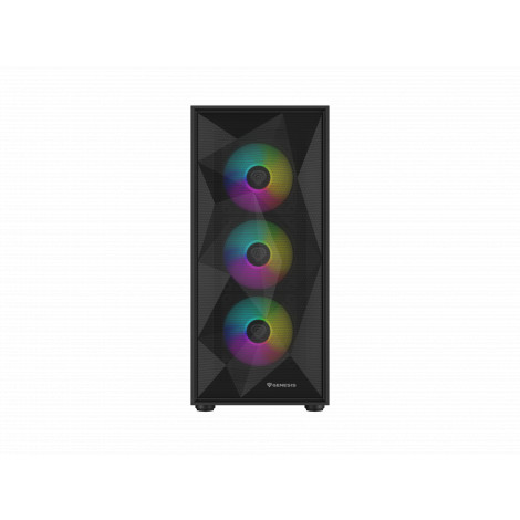 Genesis Gaming PC Case | Diaxid 605 ARGB | Black | Midi Tower | Power supply included No
