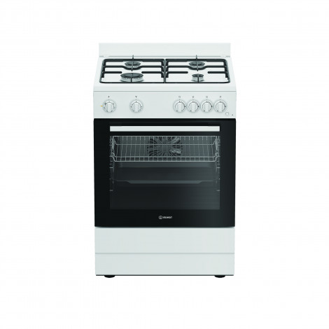 INDESIT Cooker | I6G5KCW | Hob type Gas | Oven type Electric | White | Width 60 cm | Grilling | Depth 60 cm | 72 L