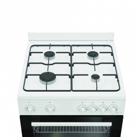 INDESIT Cooker | I6G5KCW | Hob type Gas | Oven type Electric | White | Width 60 cm | Grilling | Depth 60 cm | 72 L