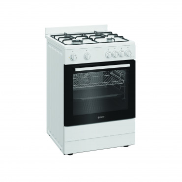INDESIT Cooker | I6G5KCW | Hob type Gas | Oven type Electric | White | Width 60 cm | Grilling | Depth 60 cm | 72 L