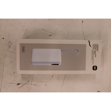SALE OUT. Xiaomi 67W Power Bank 10000 (Integrated Cable) | 10000 mAh | Ice Blue | DAMAGED PACKAGING