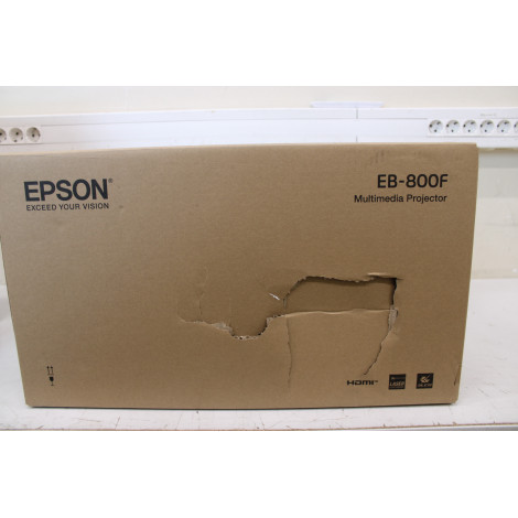 SALE OUT. Epson EB-800F 3LCD Projector /16:9/5000Lm/2500000:1, White DAMAGED PACKAGING | Epson | EB-800F | Full HD (1920x1080) |