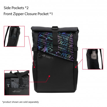 Asus BP4701 ROG BACKPACK/15_17 | Asus BP4701 | Notebook carrying backpack | Fits up to size 17 " | Backpack | Black