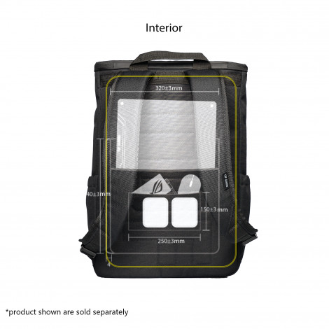 Asus BP4701 ROG BACKPACK/15_17 | Asus BP4701 | Notebook carrying backpack | Fits up to size 17 " | Backpack | Black