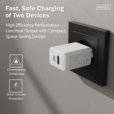 Digitus Battery charger, 30W | DA-10301