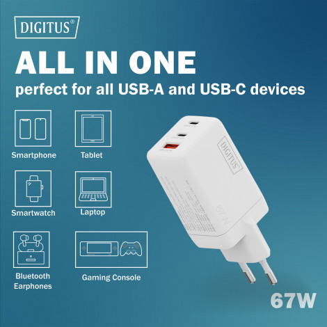 Digitus Battery charger, 67W | DA-10303
