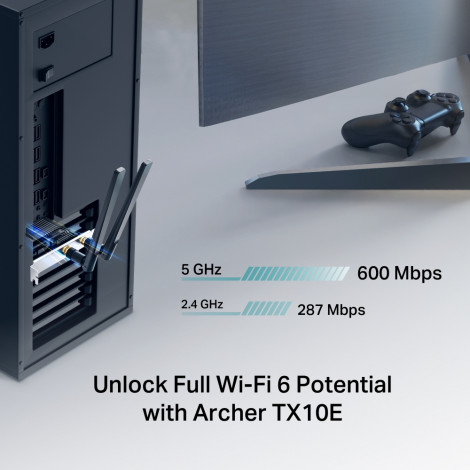 TP-Link Archer TX10E AX900 Wi-Fi 6 Bluetooth PCIe Adapter | TP-LINK
