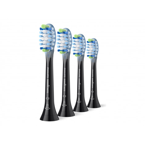 Philips HX9044/88 Sonicare Premium Plaque Defence Replacement brush heads, 4 pcs, Black | Philips