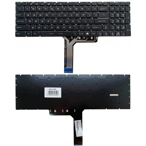 Klaviatūra MSI: GE63, GE73, GS63, GS73, su RGB apšvietimu, US