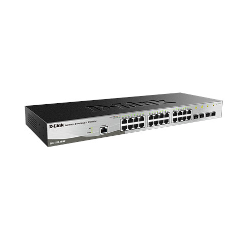 D-Link | Metro Ethernet Switch | DGS-1210-28/ME | Managed L2 | Rack mountable | Gigabit Ethernet (copper) ports quantity 24 | SF
