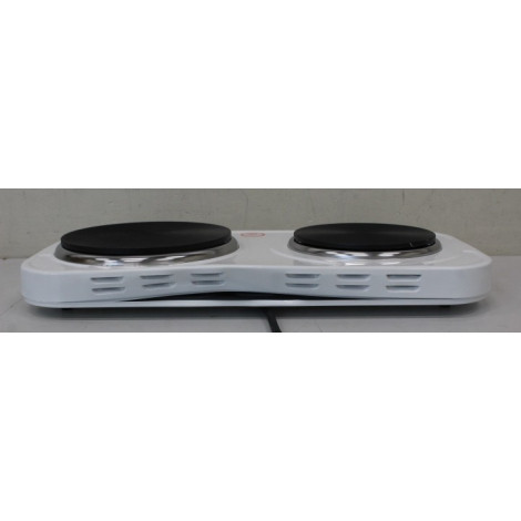 SALE OUT. Tristar KP-6245 Hot plate, 2 thermostats, 2 burners, 5 adjustable settings, Heat resisting housing, 1500W&1100W, White
