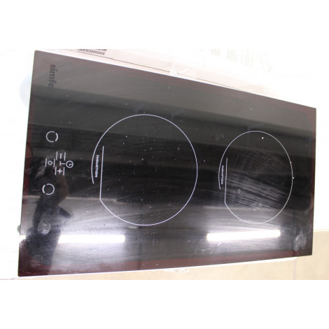 SALE OUT. | Simfer | Hob | H3.020.DEISP | Induction | Number of burners/cooking zones 2 | Touch | Timer | Black | USED, DIRTY, S