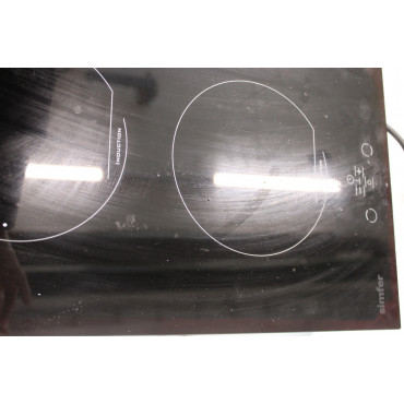 SALE OUT. | Simfer | Hob | H3.020.DEISP | Induction | Number of burners/cooking zones 2 | Touch | Timer | Black | USED, DIRTY, S