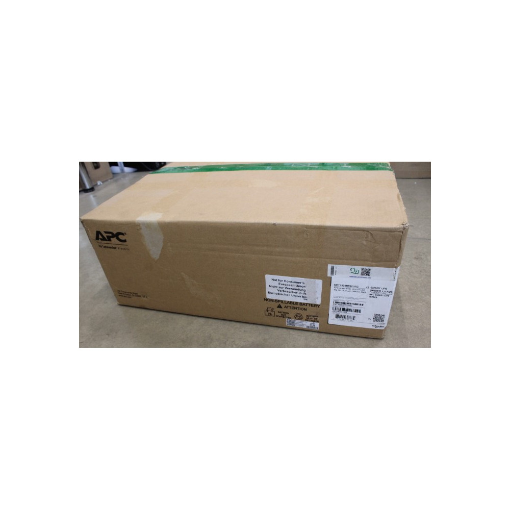 SALE OUT. APC Smart-UPS, Line Interactive, 1500VA, Rackmount 2U, 230V, 4x IEC C13 outlets, Network Card, AVR, LCD, Black | SALE 